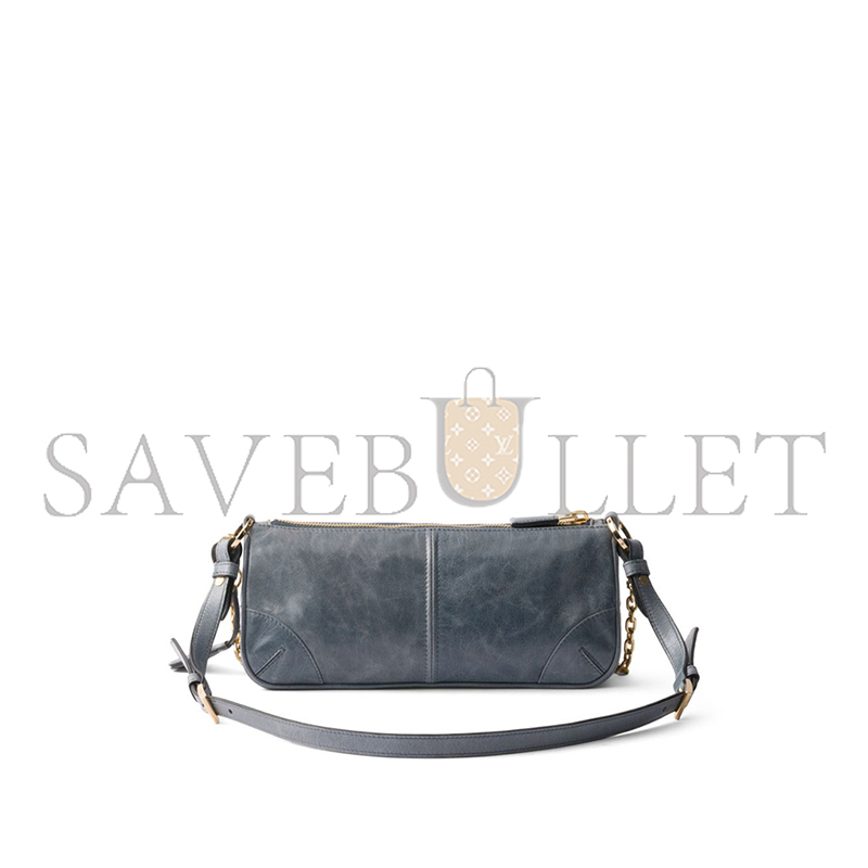 PRADA RE-EDITION 2002 MEDIUM LEATHER SHOULDER BAG 1BC221 (26*11.5*6cm)